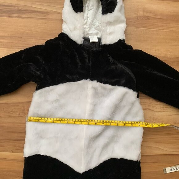 Panda Bear Hooded Halloween Costume Pajama Suit Lounger Size 4T-5T - Picture 3 of 10